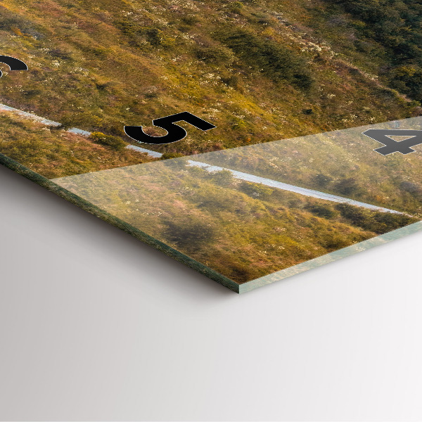 Horloge carrée en verre Château de Spiš en Slovaquie