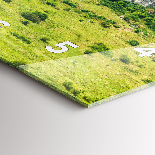 Horloge carrée en verre Château de Spiš en Slovaquie