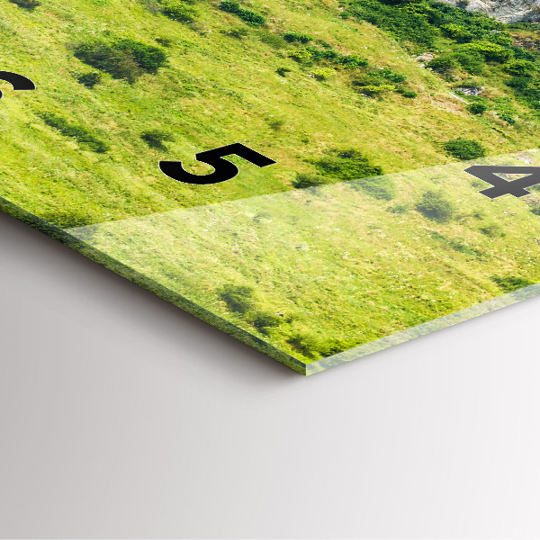 Horloge carrée en verre Château de Spiš en Slovaquie