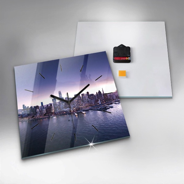 Pendule carrée en verre Vue de San Francisco