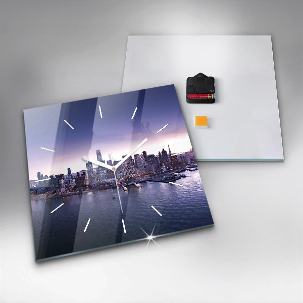 Pendule carrée en verre Vue de San Francisco