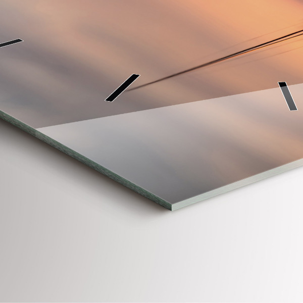 Horloge murale carrée Lac Balaton États-Unis