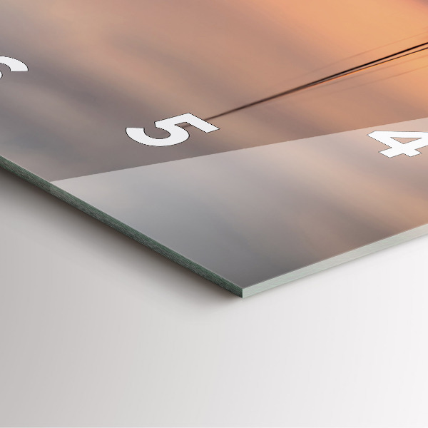 Horloge murale carrée Lac Balaton États-Unis