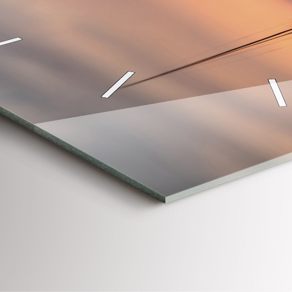 Horloge murale carrée Lac Balaton États-Unis