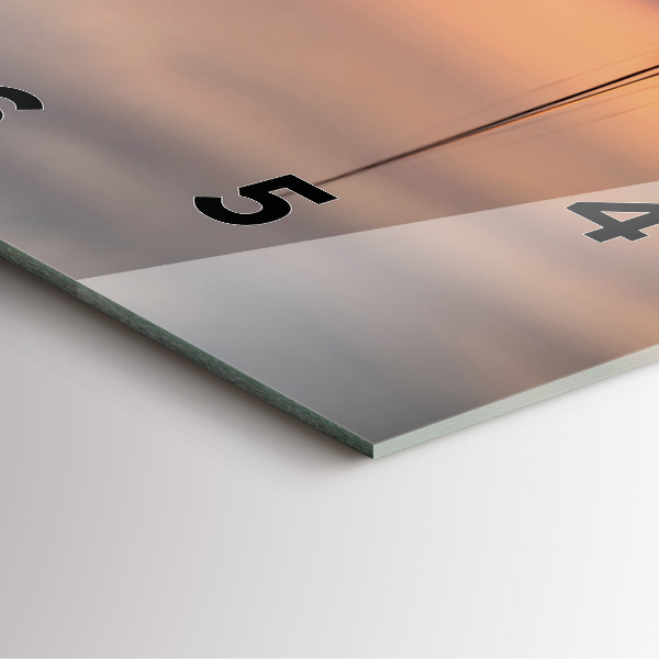 Horloge murale carrée Lac Balaton États-Unis