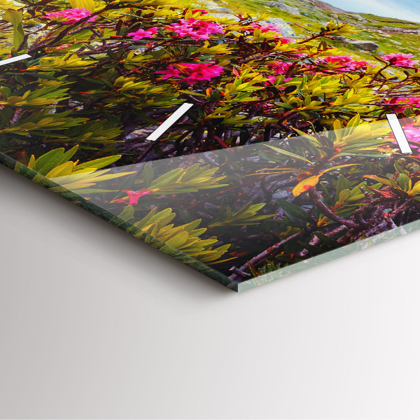 Horloge murale carrée Glacier du Mont Blanc à Chamonix