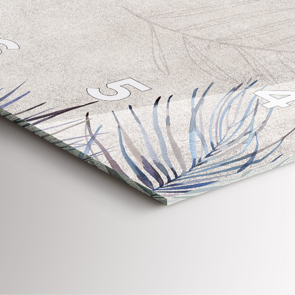 Horloge murale carrée Palme