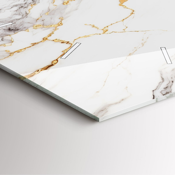 Horloge murale carrée Marbre décoratif