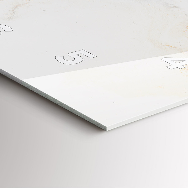 Horloge murale carrée Marbre artistique