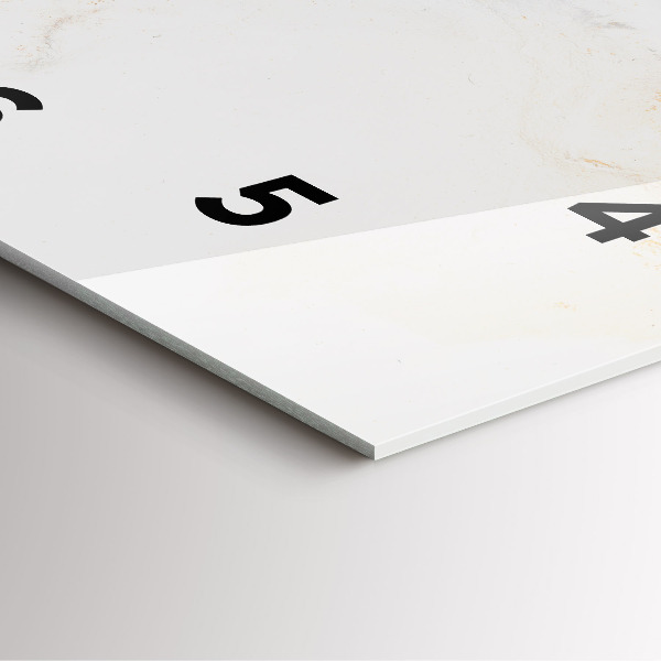 Horloge murale carrée Marbre artistique