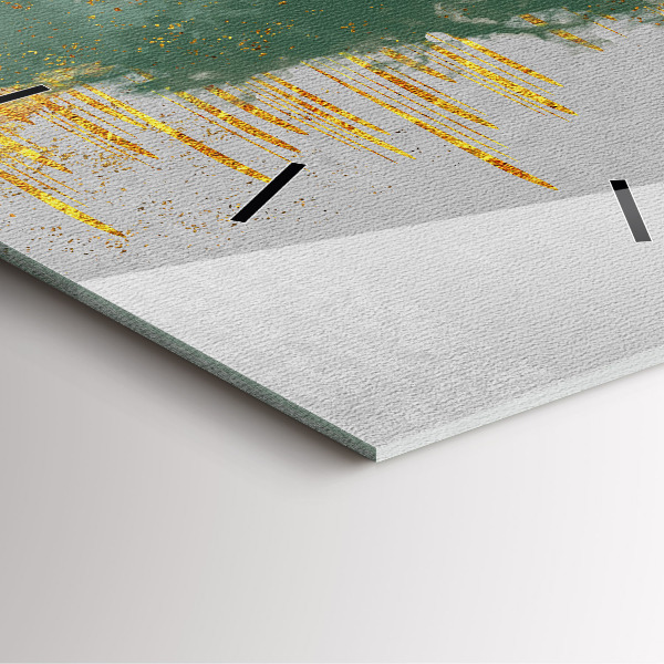 Horloge murale carrée Motif décoratif