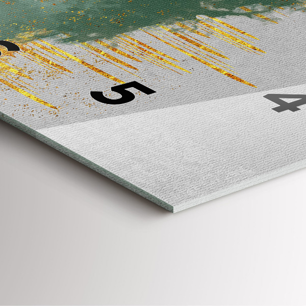 Horloge murale carrée Motif décoratif