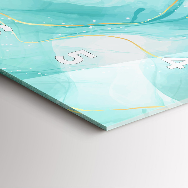 Horloge murale carrée Marbre abstrait