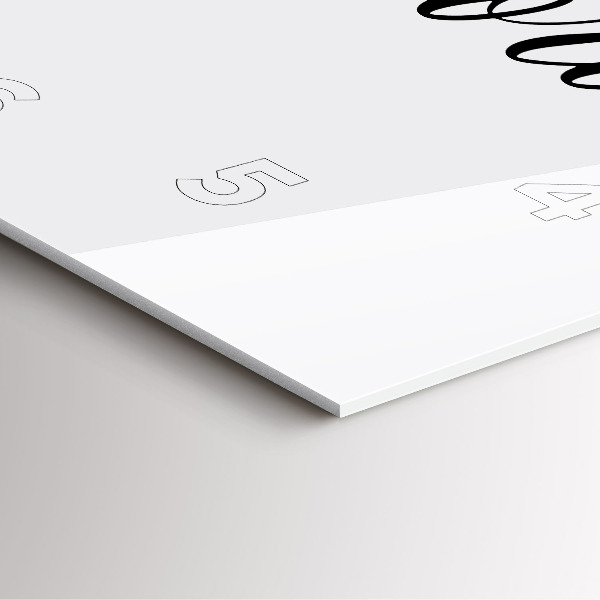 Horloge murale carrée 'L''inscription Souvenirs'