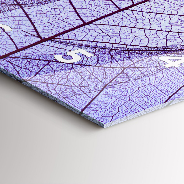 Horloge murale carrée Feuilles – nature