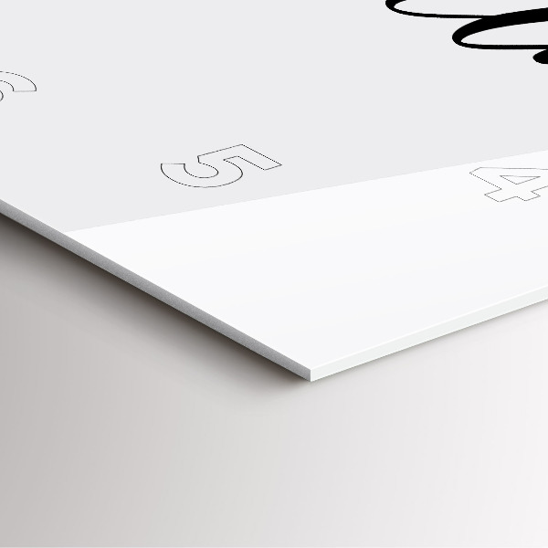 Horloge murale carrée Inscription aventure