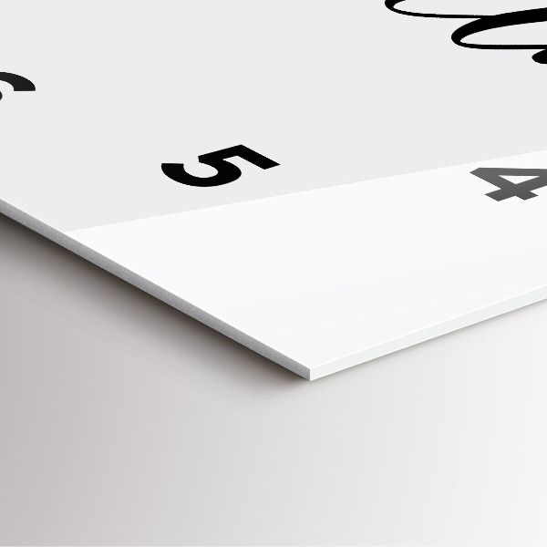 Horloge murale carrée Inscription aventure