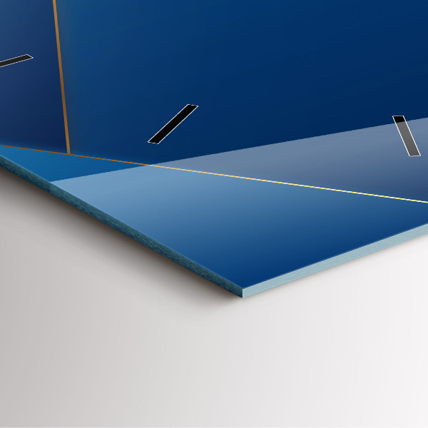 Horloge murale carrée Abstraction décorative