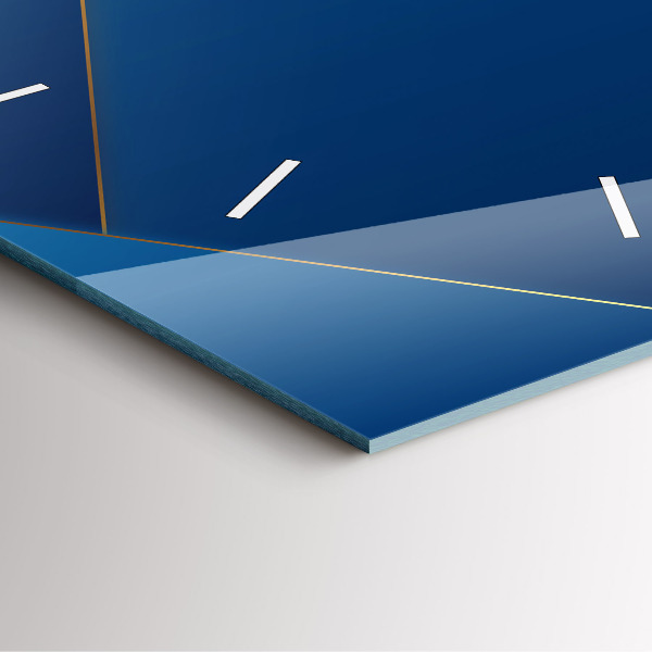 Horloge murale carrée Abstraction décorative