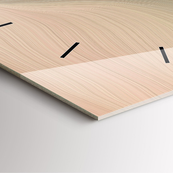 Horloge murale carrée Abstraction des vagues