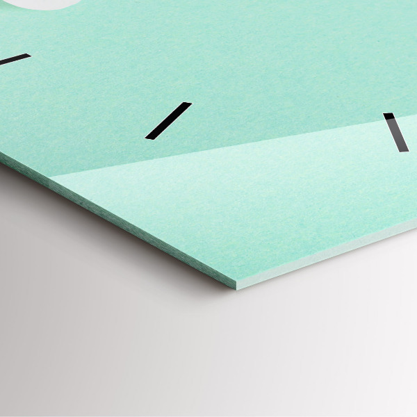 Pendule carrée en verre Fleurs de pommier en fleurs