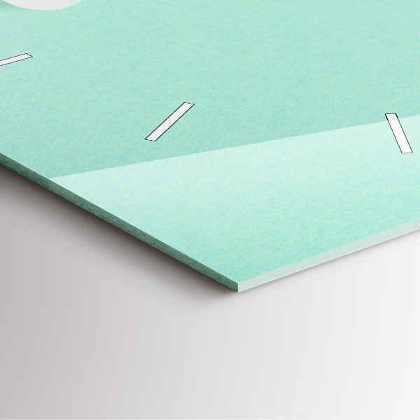 Pendule carrée en verre Fleurs de pommier en fleurs