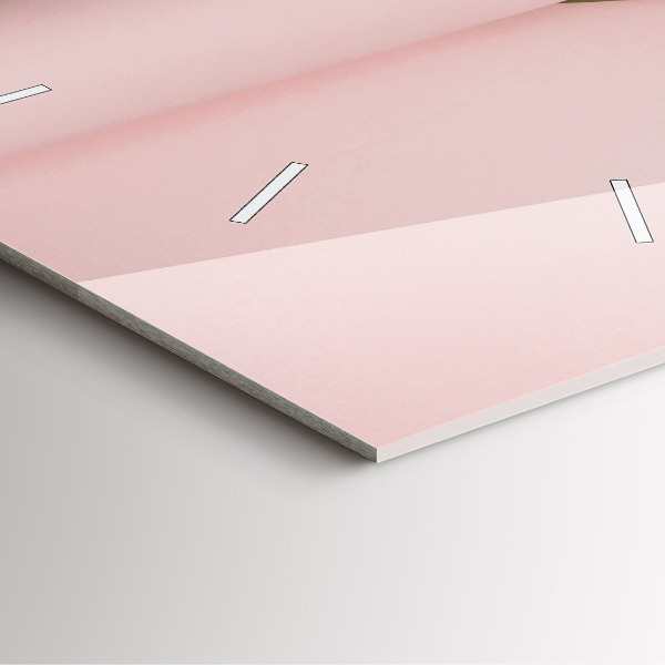 Pendule carrée en verre Bouquet de fleurs de tulipes