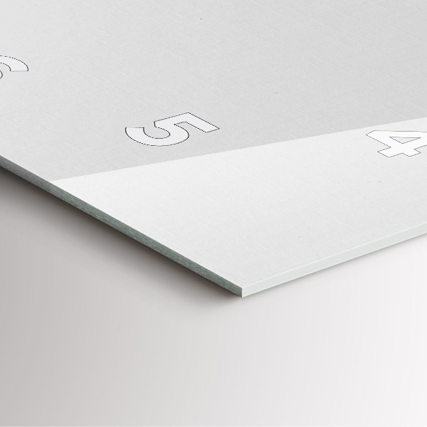 Pendule carrée en verre Étoiles sur fond clair