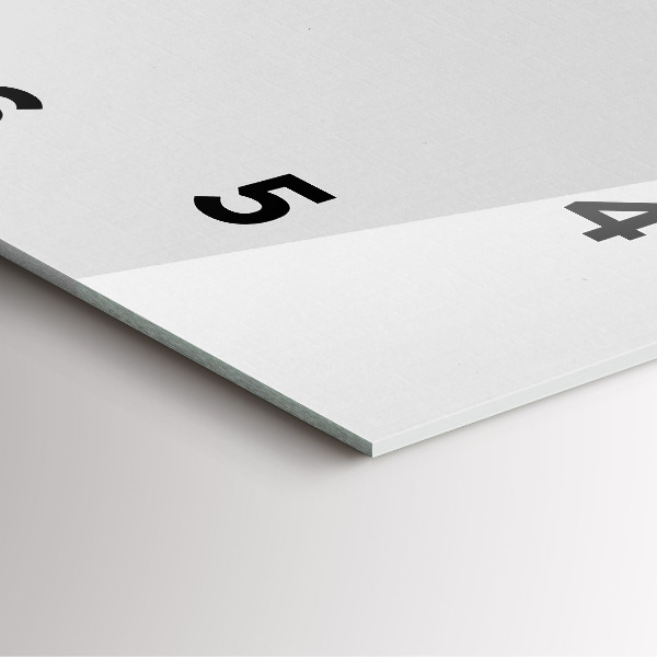 Pendule carrée en verre Étoiles sur fond clair