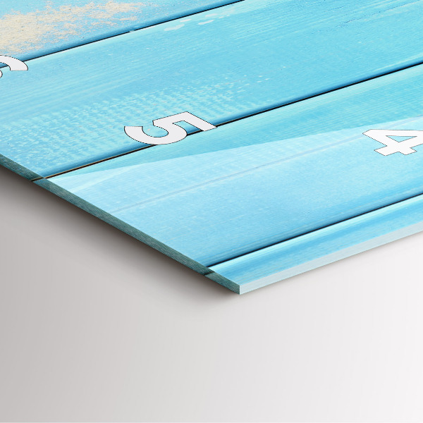 Horloge carrée en verre Accessoires et planches de plage