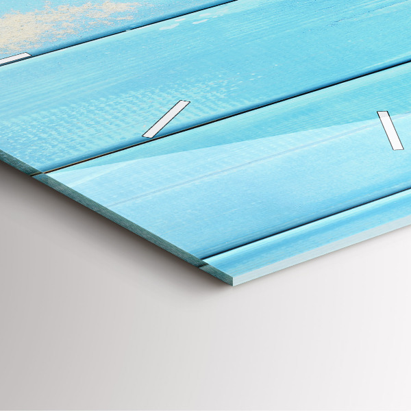 Horloge carrée en verre Accessoires et planches de plage