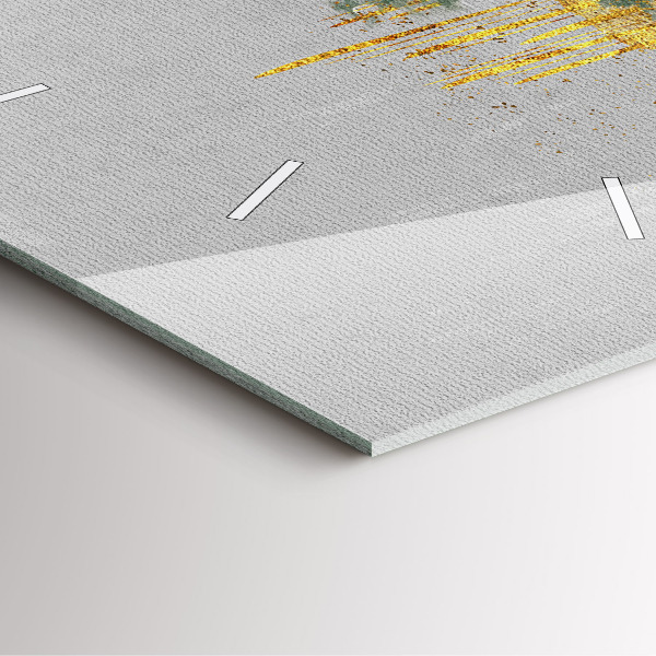 Horloge murale carrée Motif décoratif