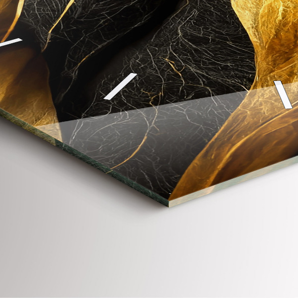 Horloge murale carrée Abstraction élégante