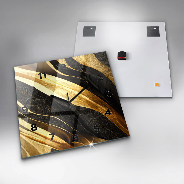 Horloge murale carrée Abstraction élégante