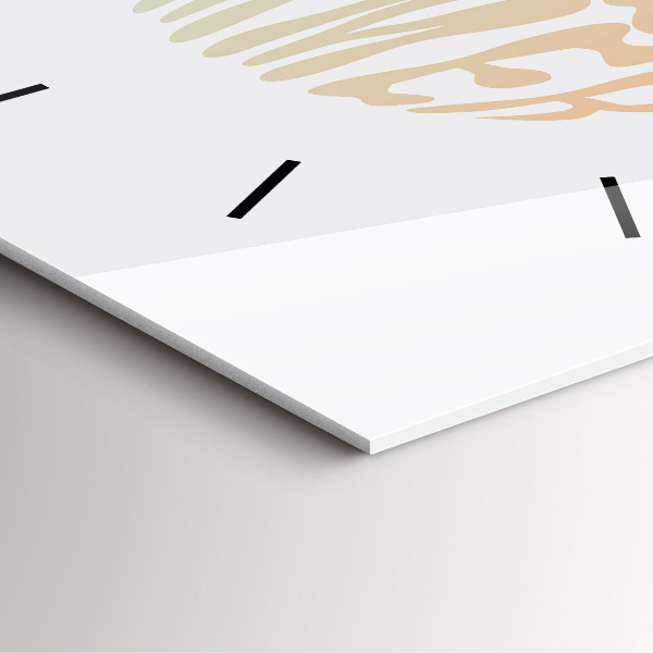 Horloge murale carrée 'Bonjour l''été !'