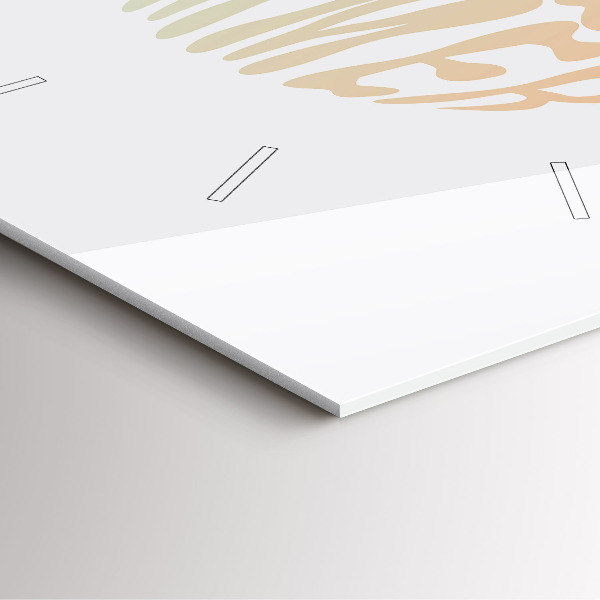 Horloge murale carrée 'Bonjour l''été !'