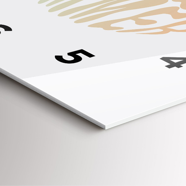 Horloge murale carrée 'Bonjour l''été !'