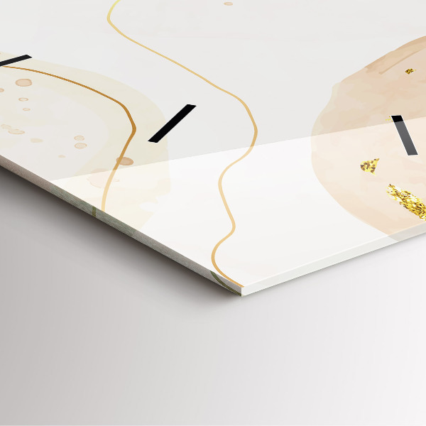 Horloge murale carrée 'Taches d''aquarelle'