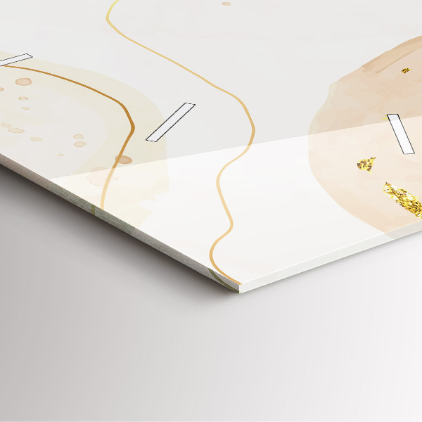 Horloge murale carrée 'Taches d''aquarelle'