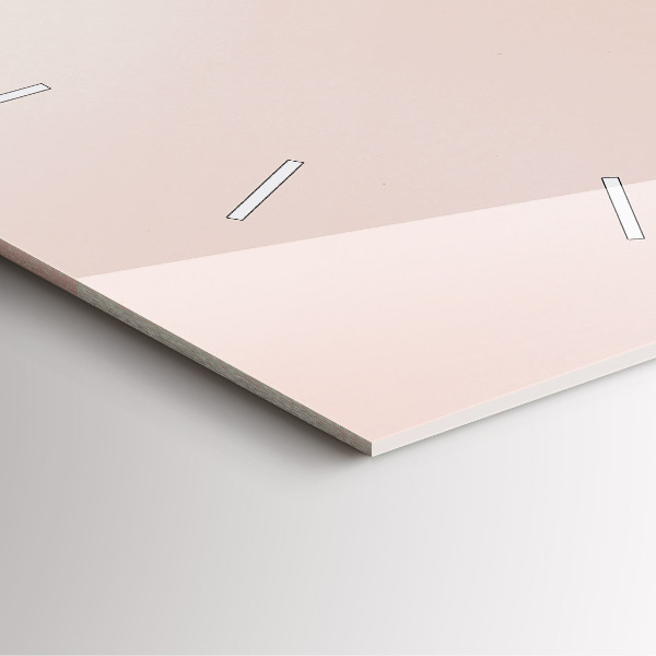 Pendule carrée en verre Feuilles tropicales dorées