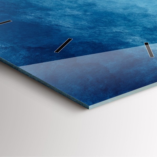 Pendule carrée en verre Eau de captage