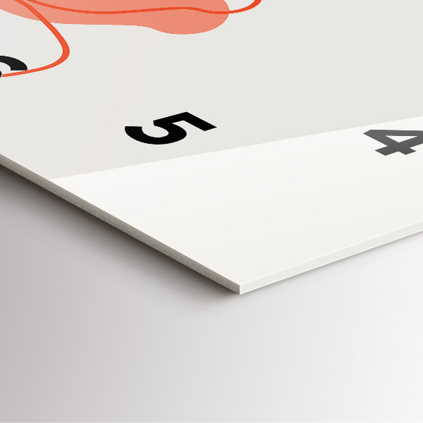 Horloge murale carrée plantes hawaïennes