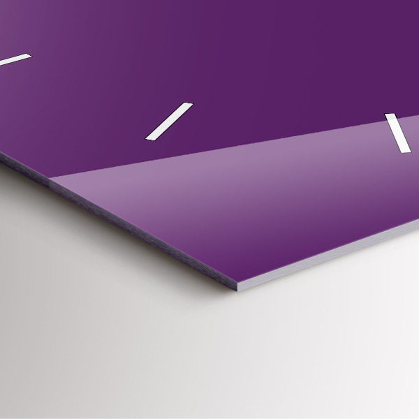 Horloge murale carrée Violet