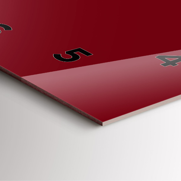 Horloge murale carrée Bourgogne