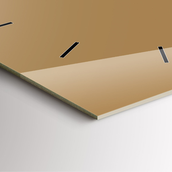 Horloge murale carrée Beige