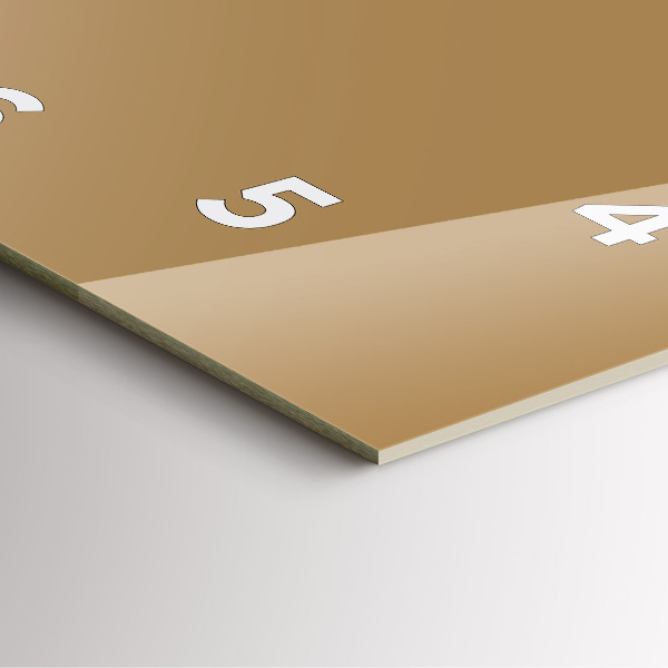 Horloge murale carrée Beige