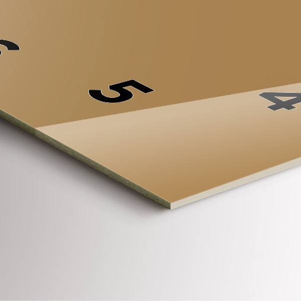 Horloge murale carrée Beige