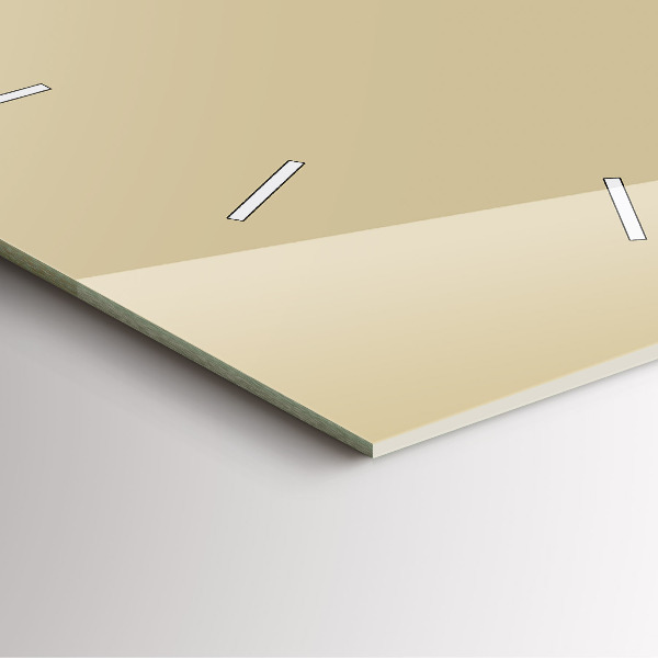 Horloge murale carrée Beige