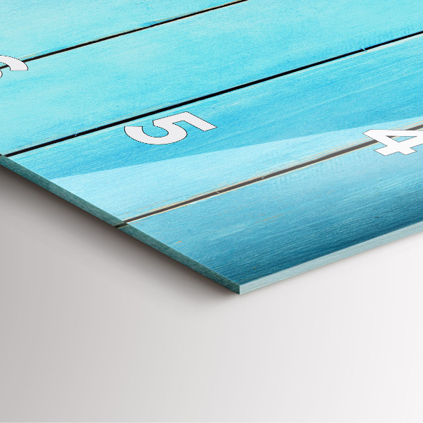 Horloge murale carrée Accessoires de vacances