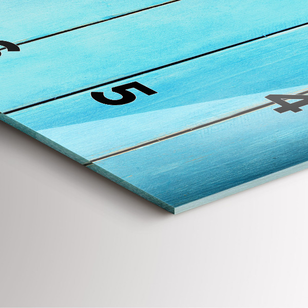 Horloge murale carrée Accessoires de vacances